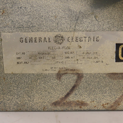General Electric DFPHA362DE Flex-A-Plug 60A 3-Pole Fusible Bus Plug Switch 600V