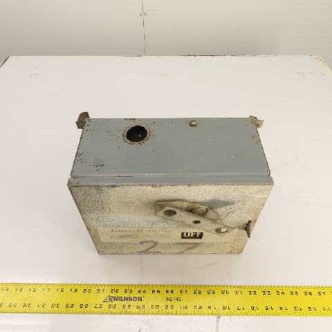 General Electric DFPHA362DE Flex-A-Plug 60A 3-Pole Fusible Bus Plug Switch 600V