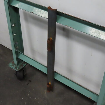 30" Wide H Stand Gravity Roller Conveyor Legs Adj Height Incline W/ Castors