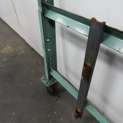 30" Wide H Stand Gravity Roller Conveyor Legs Adj Height Incline W/ Castors
