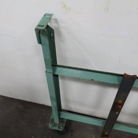 30" Wide H Stand Gravity Roller Conveyor Legs Adj Height Incline W/ Castors