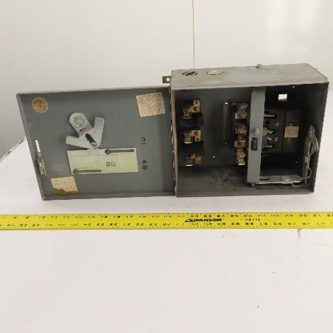 General Electric DE361R Flex-A-Plug 30A 3-Pole Fusible Bus Plug Switch 600V 15HP