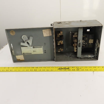 General Electric DE361R Flex-A-Plug 30A 3-Pole Fusible Bus Plug Switch 600V 15HP