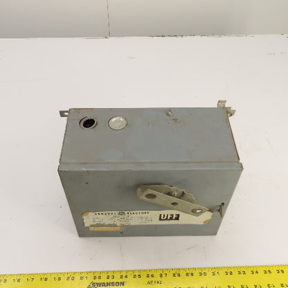General Electric DE361R Flex-A-Plug 30A 3-Pole Fusible Bus Plug Switch 600V 15HP