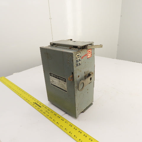 General Electric DFPG362 Flex-A-Plug 60A 3-Pole Fusible Bus Plug Switch W/DE1P32