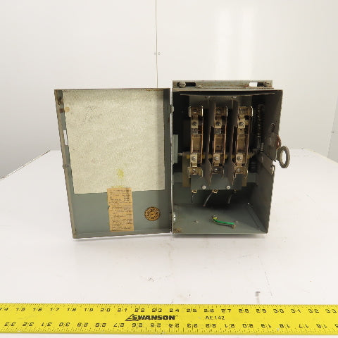 General Electric DFPG362 Flex-A-Plug 60A 3-Pole Fusible Bus Plug Switch W/DE1P32