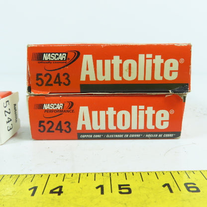 Autolite 5243 Copper Spark Plug Lot Of 8