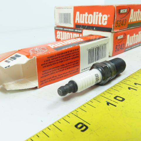 Autolite 5243 Copper Spark Plug Lot Of 8
