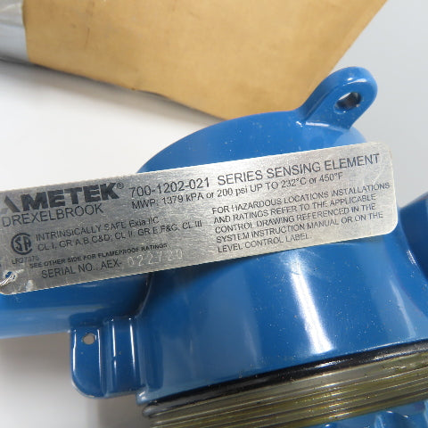 Ametek Drexelbrook 700-1202-021 Sensing Element 36" Probe 19-250VAC 18-200VDC