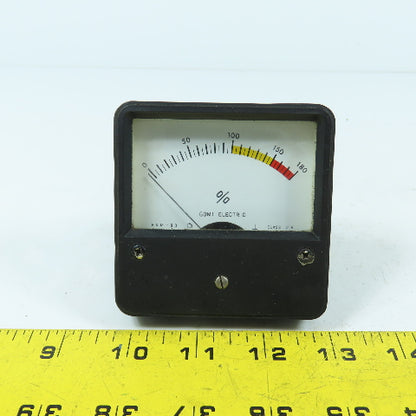 Gomi Electric RNM-80 Class 2.5 Panel Mount Percentage Gauge 0-180% 2-Pole