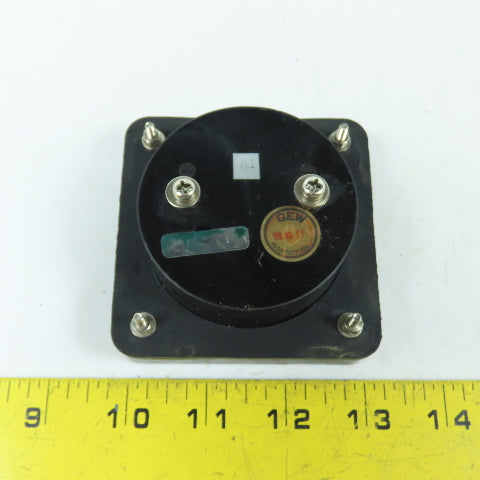 Gomi Electric RNM-80 Class 2.5 Panel Mount Percentage Gauge 0-180% 2-Pole