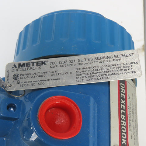 Drexelbrook Ametek 700-1202-021 Sensing Element 36" Probe 85-250VAC 21-100VDC