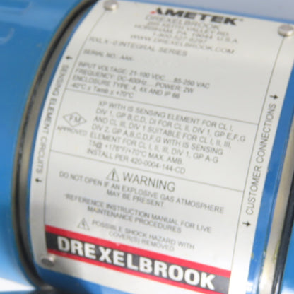 Drexelbrook Ametek 700-1202-021 Sensing Element 36" Probe 85-250VAC 21-100VDC