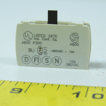 Baco 23E10 Normally Open Contact Block Lot Of 2