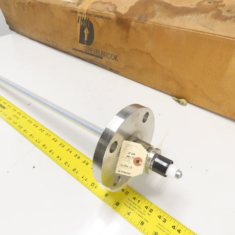 Flanged Sensing Element 36" Probe 4-Bolt 6" OD Flange