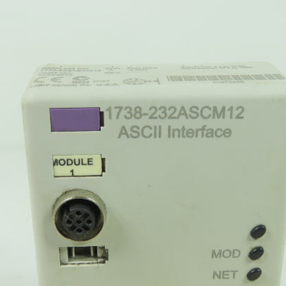 Allen Bradley 1738-232ASCM12 Armorpoint ASCII Interface 24VDC