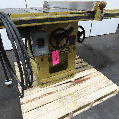 Powermatic 66-TA 10" Tilting Arbor Table Saw 45° Bevel 208-230/460V 3Ph 5Hp
