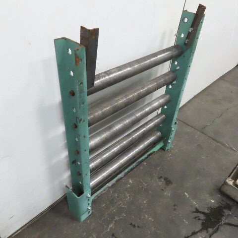 2.5" Gravity Roller Conveyor Gate Frame Section 30" Wide x 36"