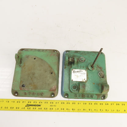 Ryman Engineering 1328 Belt Grinder Misc. Mounting Parts Lot Of 2