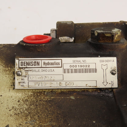 Denison PV102R1CC00 Hydraulic Variable Displacement Piston Pump 7/8" Shaft