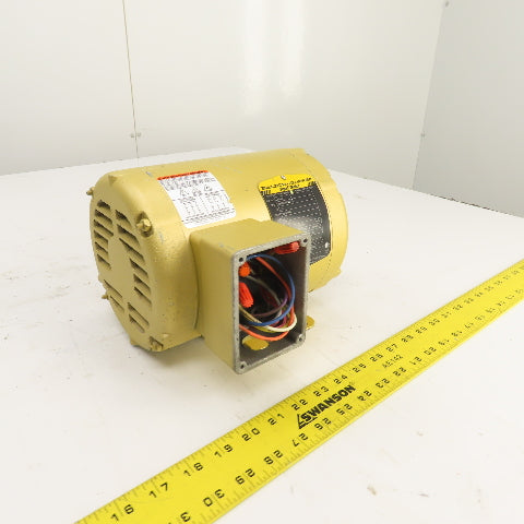 Baldor SuperE .75HP AC Electric Motor 1730RPM 208-230/460V 3PH 56 Fr Tested