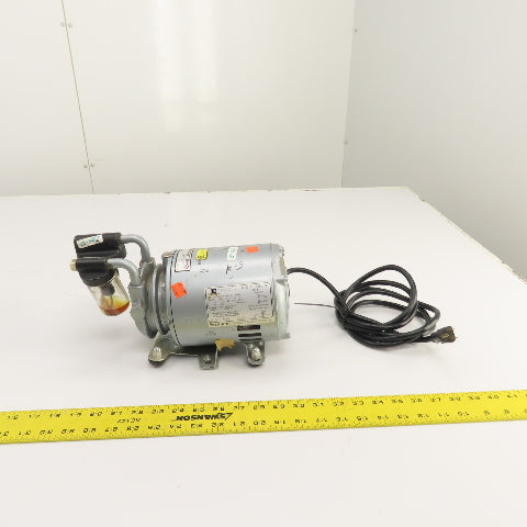 Gast 0211-V36A-G8CX 1/6HP Rotary Vacuum Pump 120V 1PH 4.4A Tested