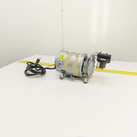 Gast 0211-V36A-G8CX 1/6HP Rotary Vacuum Pump 120V 1PH 4.4A Tested