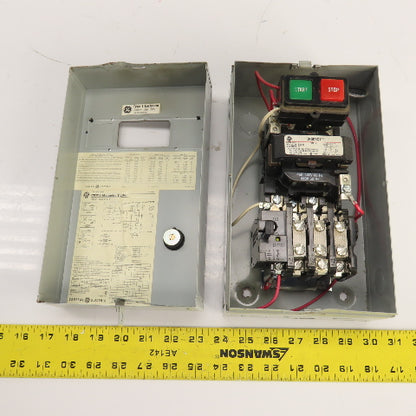General Electric CR306C1 Nema Size 1 Magnetic Motor Starter 27A 10HP W/Overload
