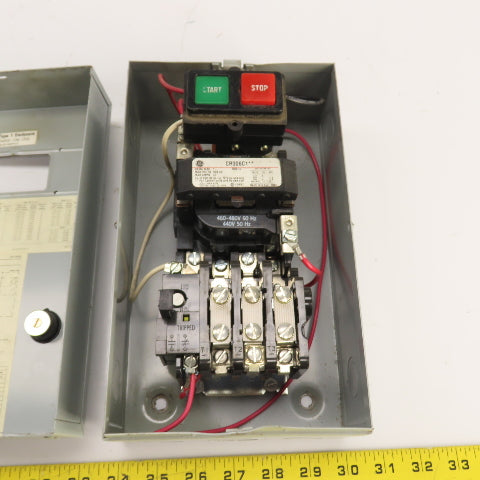 General Electric CR306C1 Nema Size 1 Magnetic Motor Starter 27A 10HP W/Overload
