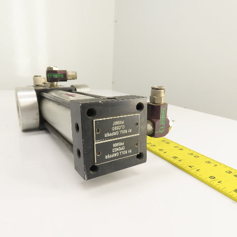 TRD Manufacturing Double Acting Cylinder W/Rollers 2" Bore 5" Stroke 5/8" Rod