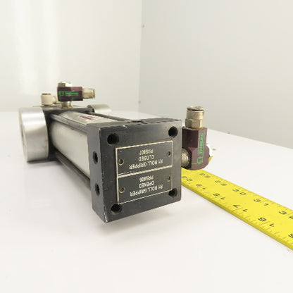 TRD Manufacturing Double Acting Cylinder W/Rollers 2" Bore 5" Stroke 5/8" Rod