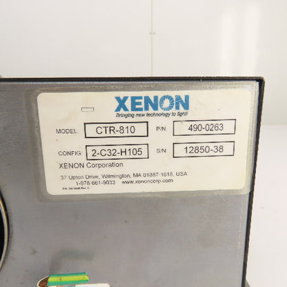 Xenon 490-0263 CTR-810 UV / VIS Pulsed Light System RC-800 Config 2-C32-H105