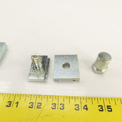 Double Sided Galvanized Steel T-Slot Solar Panel Clamp 33mm W 21mm Slot Lot/18