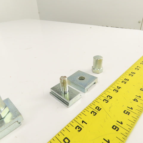 Double Sided Galvanized Steel T-Slot Solar Panel Clamp 33mm W 21mm Slot Lot/18