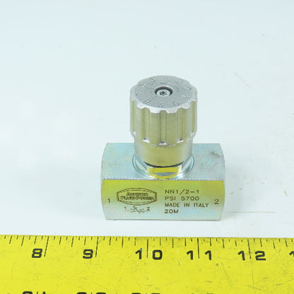 Anchor NN1/2-1 Carbon Steel Hydraulic Needle Valve 5700PSI 1/2" 13GPM New