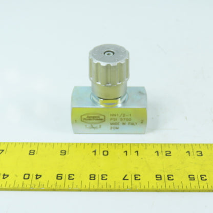 Anchor NN1/2-1 Carbon Steel Hydraulic Needle Valve 5700PSI 1/2" 13GPM New