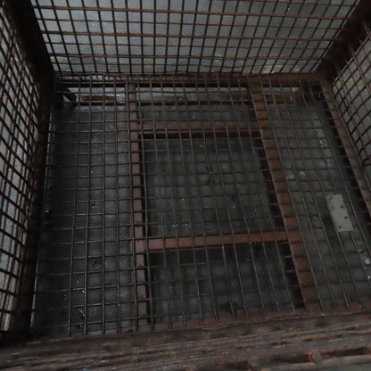 54" x 50" x 40" T Stackable Steel Wire Drop Down Access Rigid Storage Basket