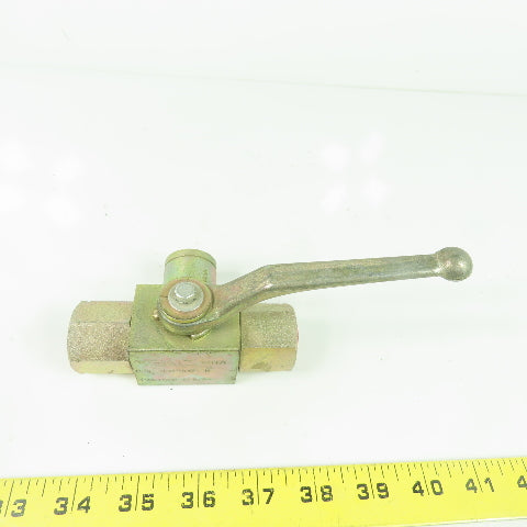 Stauff CBV 30080001 M Ball Valve Max 45000PSI 1/2" NPT