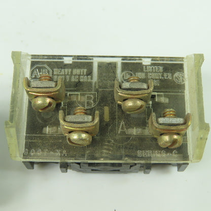 Allen Bradley 800T-XA Ser C Shallow Contact Block 600VAC Max Lot Of 3