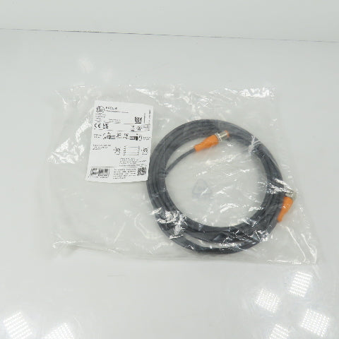 IFM EVC059 EFECTOR Double Ended Cordset Str M12 Male 5m