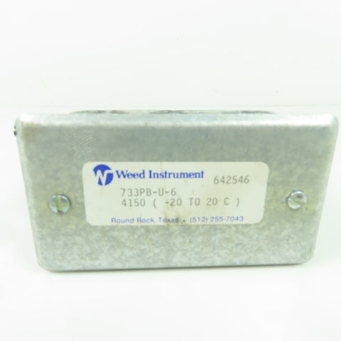 Weed Instrument 733-PB-U-6 Temperature Sensor 4150 (-20 To 20 C )