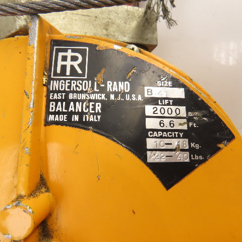 Ingersoll Rand B4 Heavy Duty Tool Balancer 10-18 kg 40lb 2000mm / 6.6' Lift
