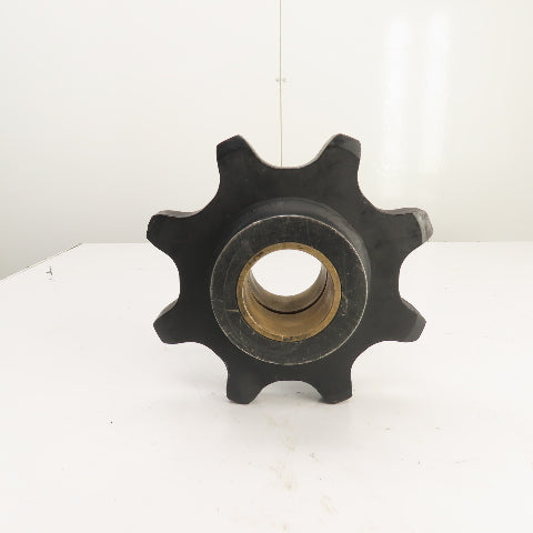 Tsubaki SP4414-UST Heavy Duty Single Row 8-Tooth Chain Sprocket 3" Bronze Bore