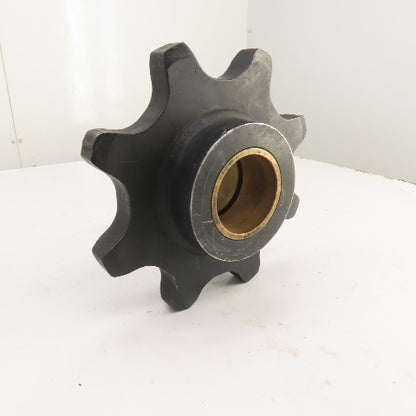 Tsubaki SP4414-UST Heavy Duty Single Row 8-Tooth Chain Sprocket 3" Bronze Bore