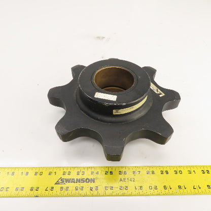 Tsubaki SP4414-UST Heavy Duty Single Row 8-Tooth Chain Sprocket 3" Bronze Bore