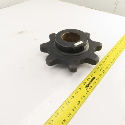 Tsubaki SP4414-UST Heavy Duty Single Row 8-Tooth Chain Sprocket 3" Bronze Bore