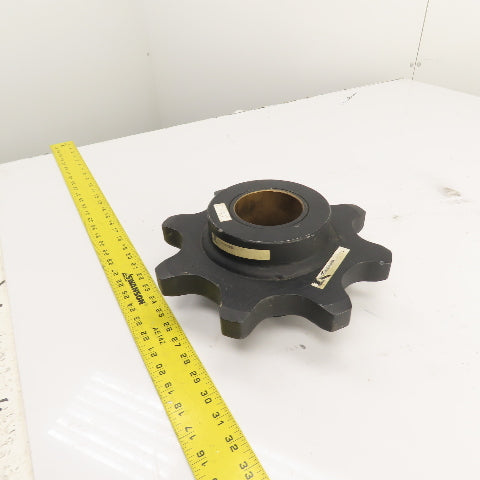 Tsubaki SP4414-UST Heavy Duty Single Row 8-Tooth Chain Sprocket 3" Bronze Bore