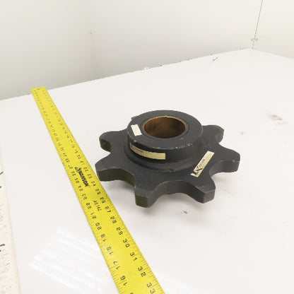 Tsubaki SP4414-UST Heavy Duty Single Row 8-Tooth Chain Sprocket 3" Bronze Bore
