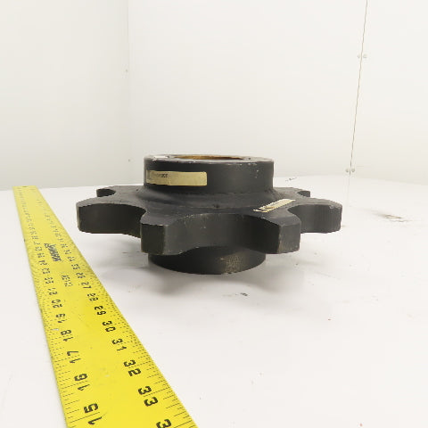 Tsubaki SP4414-UST Heavy Duty Single Row 8-Tooth Chain Sprocket 3" Bronze Bore