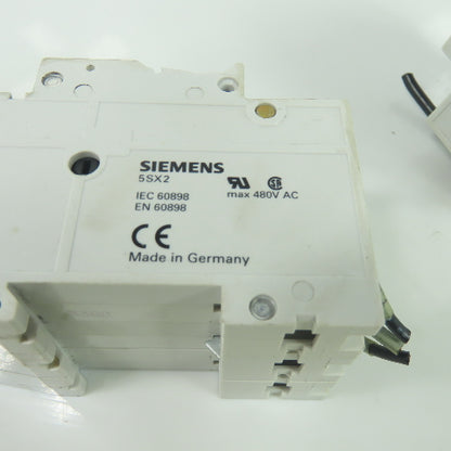 Siemens 5SX23 3-Pole Circuit Breaker C5 480VAC Lot Of 2